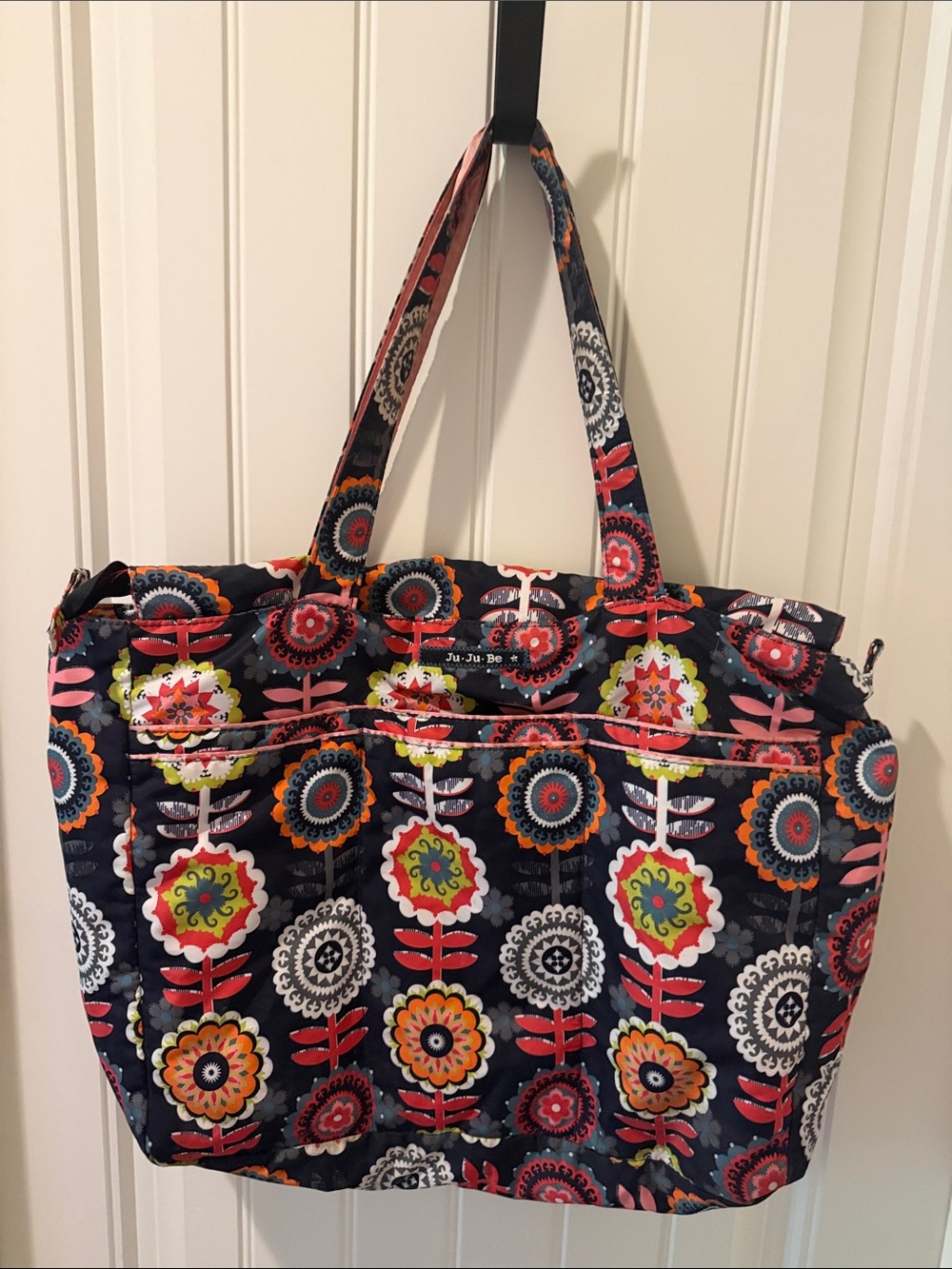 Ju Ju Be Dancing Dahlias Tote
